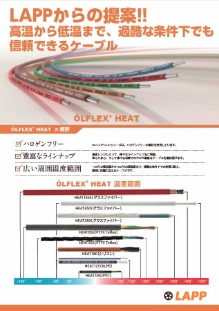 耐熱ケーブル【ÖLFLEX® HEAT】シリーズ