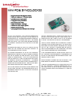 BrandyWine社　3_Mini PCIe SyncClock32(時刻同期モジュール)
