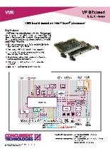 Concurrent #8 VP B7x/msd　6U VME