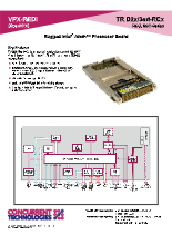 Concurrent #6 TR D2x/3sd-RCx　3U VPX