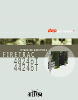DapTechnology社　AS5643インターフェイスカード　FireTrac4x24bT