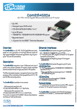 Interface Concept社 - 3U OpenVPX 10/40 Gイーサスイッチ - ComEth4582a