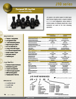 堅牢コンパクトジョイスティック J10シリーズ SCIP社