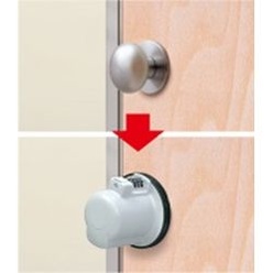 開閉防止ドアノブ器具 ノブLOCK