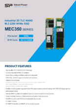 MEC350/産業用SSD M.2 2280 NVMe