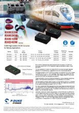鉄道・産業向け高耐圧DCDCコンバータRHKシリーズ