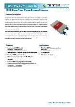 100Gデュアルポート光ファイバー・バイパス・モジュール