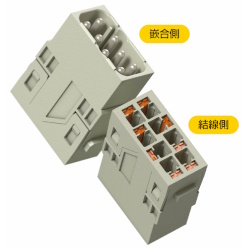 産業用角型コネクタ向け迅速・簡単結線技術 Han Push-In