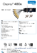 アナログ入力ビデオキャプチャカード Osprey 480e