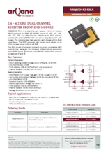 5G Massive MIMO／Small Cells向け製品 ARQSF2442-RX-A