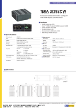ファンレス産業用PC TERA＋2I392CW
