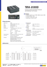 ファンレス産業用PC TERA 2I392CW＋L2L001