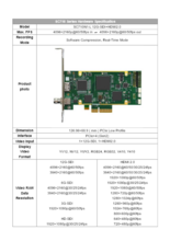 PCIe 4Kキャプチャーカード　SC710N1-L 12G-SDI+HDMI2.0