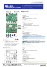 組込みボードコンピュータ 2I640HL