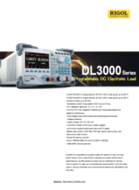 プログラマブル直流電子負荷装置 DL3000シリーズ