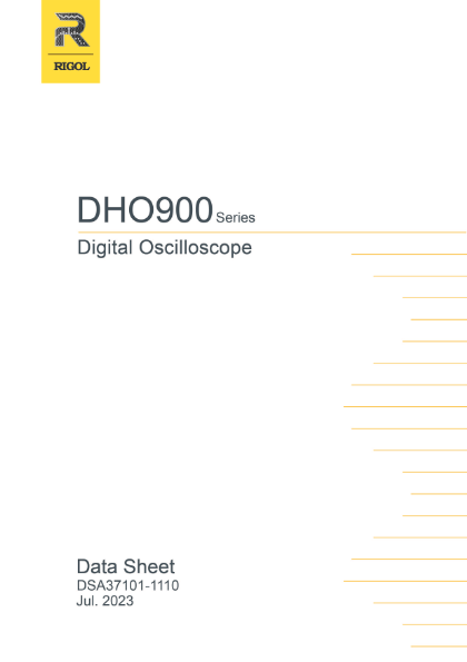 デジタル・オシロスコープ DHO900シリーズ