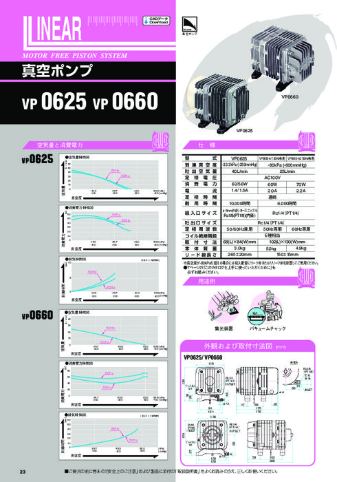 真空ポンプ VP0660-A1