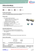 低容量ESDデバイス ESD123-B2-W0201