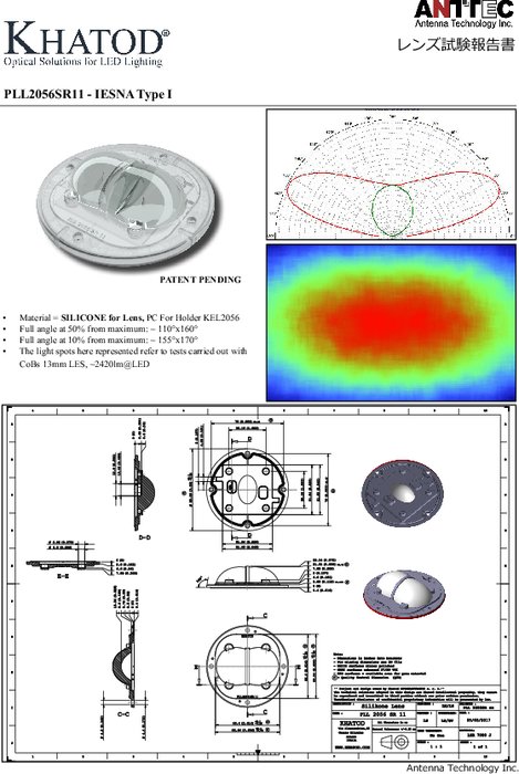 PLL2056SR11 レンズ試験報告書