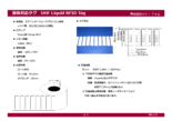 液体対応タグ UHF Liquid RFID Tag