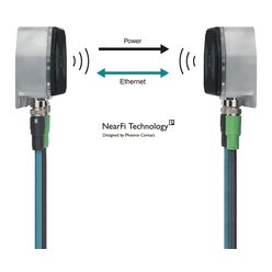 非接触・イーサネット通信給電カプラ NearFiカプラ