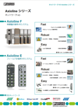 産業用Ethernet対応 高速リモートI／O Axiolineシリーズ